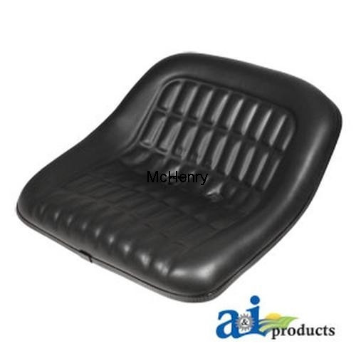 SEAT 19', STL BLACK VNL For Ford / New Holland Part# CS668-1V
