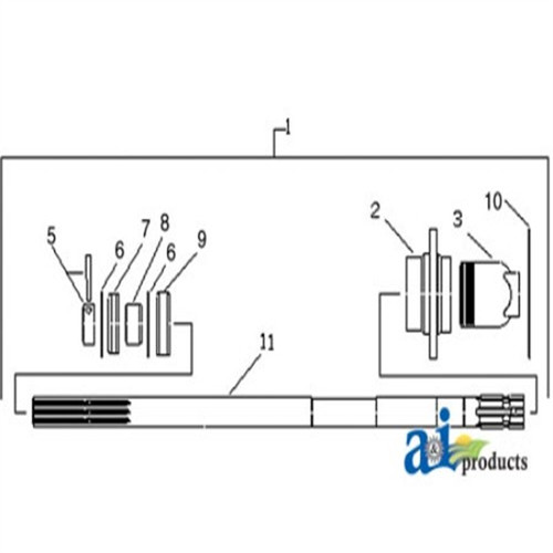 NEW PTO ASSEMBLY Part# 9N70038