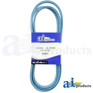 Replacement A&I  A-SECTION ARAMID BLUE BELT for Deck, 48" Part# 7079182