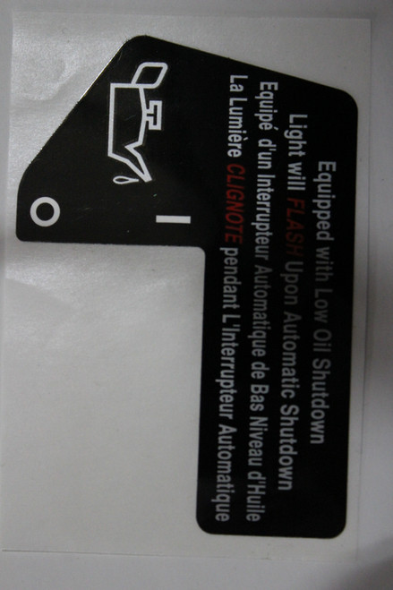 Genuine Tecumseh   DECAL RPL 37325A  Part# 37668A