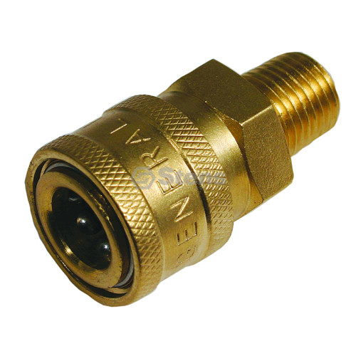 Coupler replaces 1/4"" Male Brass Part # 758-595