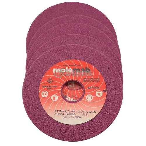 Grinding Wheel  4"" x 1/8"" x 7/8"" box of 5 Part # 700-186