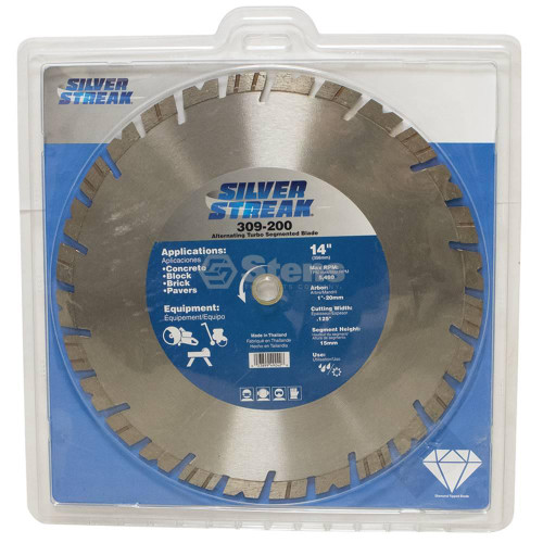 Turbo Segmented Blade For 14"" Alternating Turbo Segmented Blade