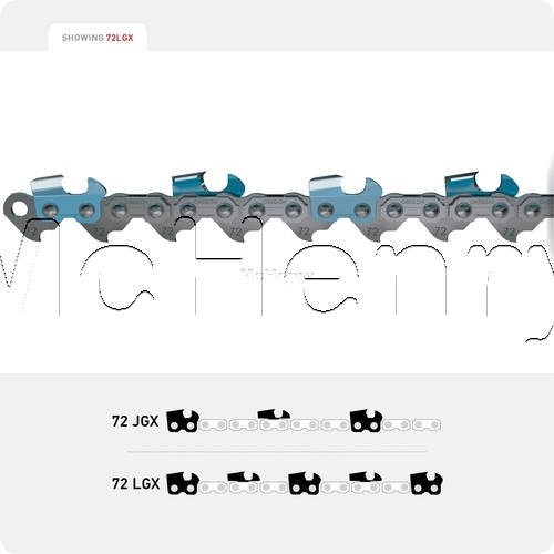 Genuine Oregon Power Cut Chain Saw Chain  3/8   SKIP 72JGX105G
