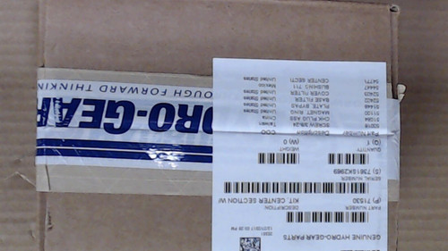 Genuine OEM Hydro-Gear KIT CENTER SECTION W/ FI  Part# 71530