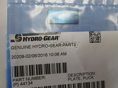 Genuine OEM Hydro-Gear PLATE PUCK  Part# 44134
