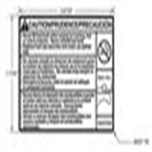 Genuine Ariens Lawn Mower Decal, Fuel Warning Part# 04237000