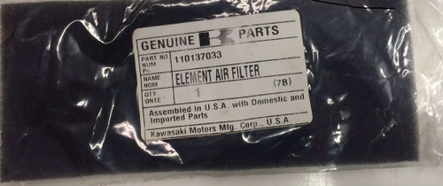 Genuine OEM Kawasaki ELEMENT-AIR FILTER Part# 11013-7033