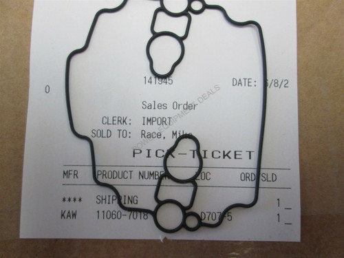 "Genuine OEM Kawasaki 5 Pack GASKET,FLOAT CHAMBER Part# 11060-7018"