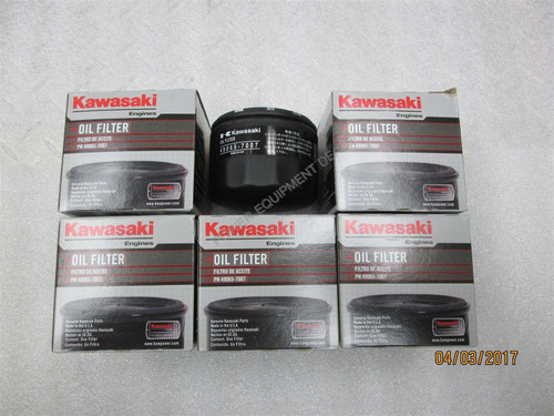 "Genuine OEM Kawasaki Filter-Oil 49065-0721 6 Pack 49065-0721, 49065-7007"