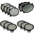 Tiger Lights Complete LED Light Kit  Part# CASEKIT-3