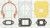 Genuine echo Part GASKET KIT 88900045131