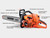 ECHO Timber Wolf 59.8cc Farm & Ranch Chain Saw 20 Blade CS-590-20