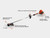 Echo 21.2 CC STRAIGHT SHAFT TRIMMER Model# SRM-2320T-2A