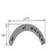 Genuine Ariens Edger Decal, Edger Blade Tip Part# 08000233