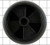 Genuine Ariens Gravely ANTI-SCALP WHEEL - 5X3 CTR Part # 03905900