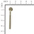 Genuine Brigg&Straton Rod, Adjuster Part# 703827