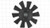 Genuine AYP SEARS HUSQVARNA FAN.BLACK.1A646083070 Part# 583350101