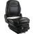 Seat For Mechanical suspension, black vinyl, adjustable