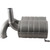 Muffler replaces John Deere AL30338 Part # 1417-7712