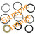 Hydraulic Cylinder Seal Kit replaces Kubota 68271-99500 Part # 1901-1203