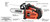 ECHO GAS CHAIN SAW TOP HANDLE 35.8CC 16' BAR AND CHAIN CS-355T-16