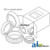 AIP Replacement PIX Belt fits CUP, TAPERED BRG. A-15250-I 15250-I