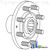 NEW HUB REAR AXLE for FORD 8N1171 8N1171