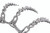 Genuine Oregon  Tire Chains, 23 x 950 12/1050 12 Part# 67-015