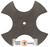Genuine Oregon  Edger Blade, 9in. x 1/2in. x .090in., Star Part# 40-843