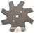 Genuine Oregon Edger Blade, 9""""x 9"""" rpls Jacobsen 309444 40-807