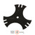 Genuine Oregon Edger Blade, 9"""" x 9"""" rpls MTD 781-0748 40-009