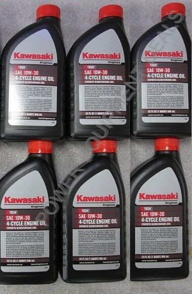 CASE OF 6 Genuine OEM Kawasaki Oil: Cycle 10W30  99969-6081