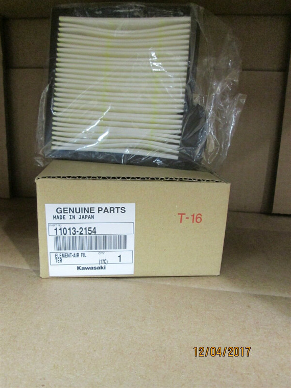 Genuine Kawasaki OEM ELEMENT-AIRFILTER Part# 11013-2154