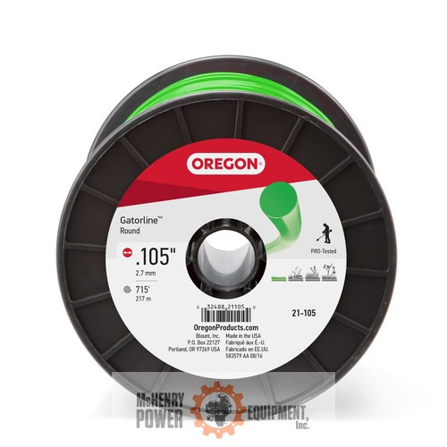 Genuine Oregon  Round Gatorline, .105in., 3lb Part# 21-105