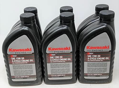 5 PK Genuine OEM Kawasaki  OIL 4CYCLE 20W50 SL Part# 99969-6298