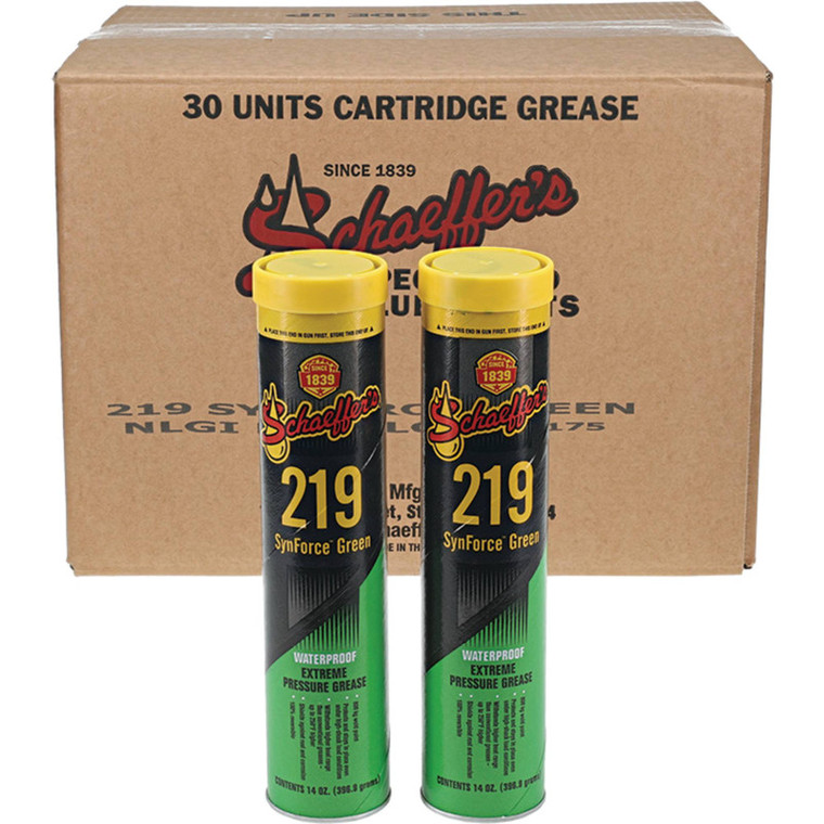 30 PK 219 SynForce Green Grease  Thirty 14 oz. tubes Part# 051-219-30