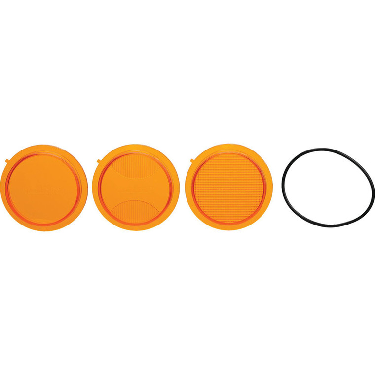 C&E 3"""" Mojave Amber Lens Pack w/ O-Ring  Part# TLM3-ALP
