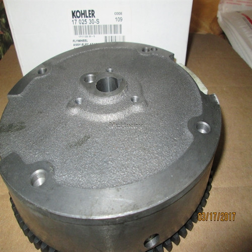 Genuine OEM Kohler FLYWHEEL ASSY-ELEC START 3 AMP part# 17 025 30-S