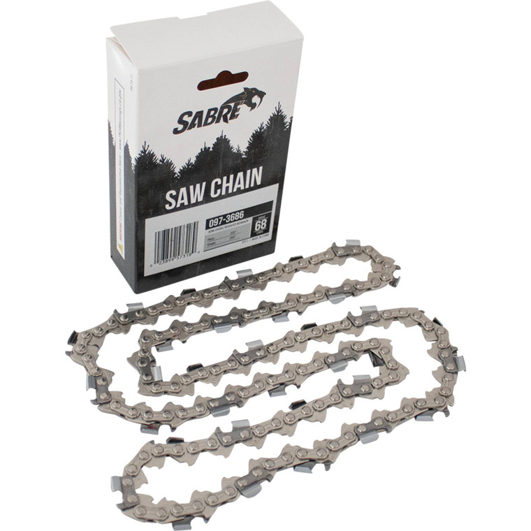  Chain Pre-Cut Loop 68 DL  .325", .050", Semi-Chisel Reduced Kickback  097-3686