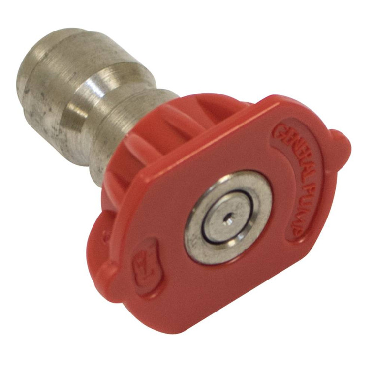 General Pump Pressure Washer Nozzle  0 Degree, Size 3.5, Red    758-391