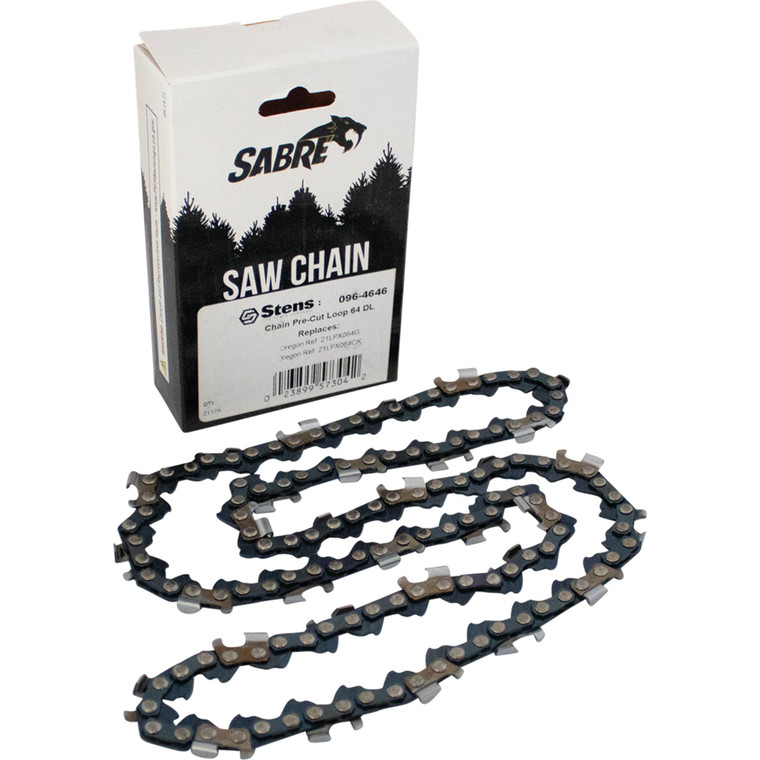Sabre Chain Pre-Cut Loop 64 DL  .325", .058", Semi-Chisel Standard    096-4646