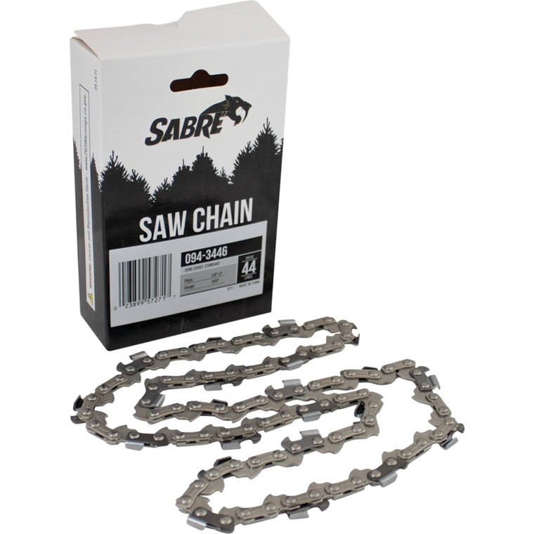 Sabre Chain Pre-Cut Loop 44 DL  3/8" LP, .050", Semi-Chisel Standard    094-3446