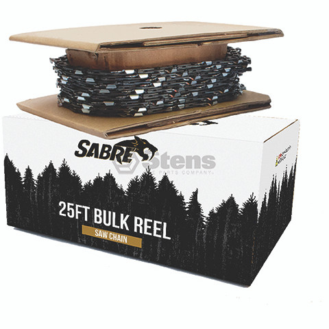 Sabre Titanium Chain Reel 25'  3/8", .058", Chisel Standard    092-7256