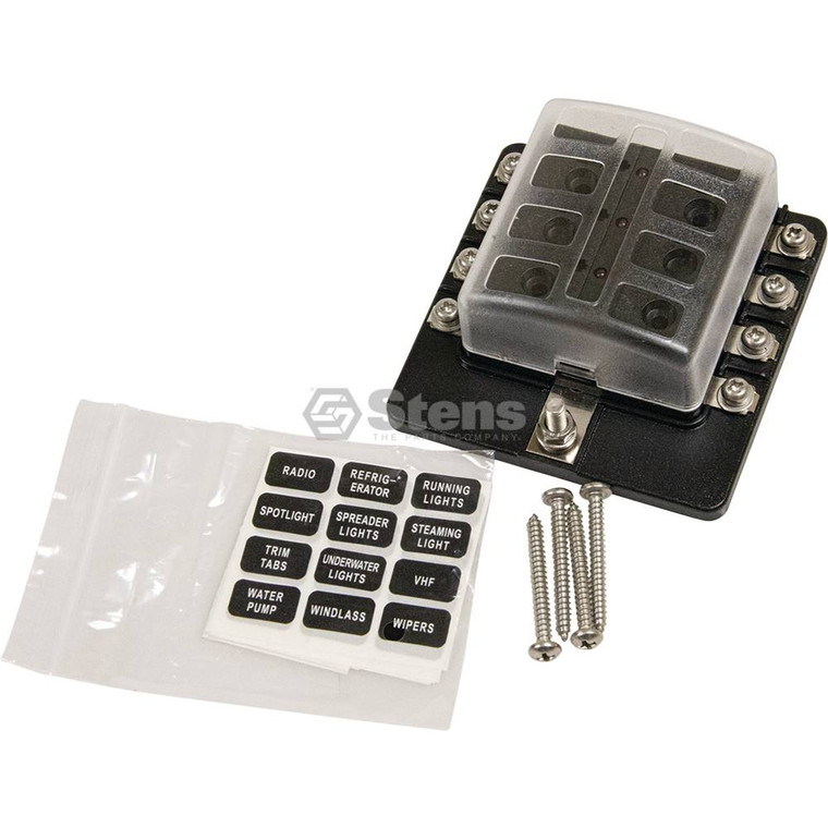 Atlantic Quality Parts 8-Way Fuse Block      3000-0706