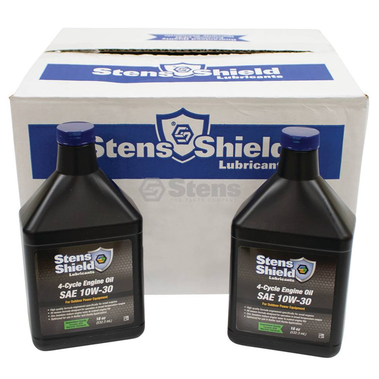 4-Cycle Engine Oil For SAE 10W-30, Twelve 18 oz. bottles