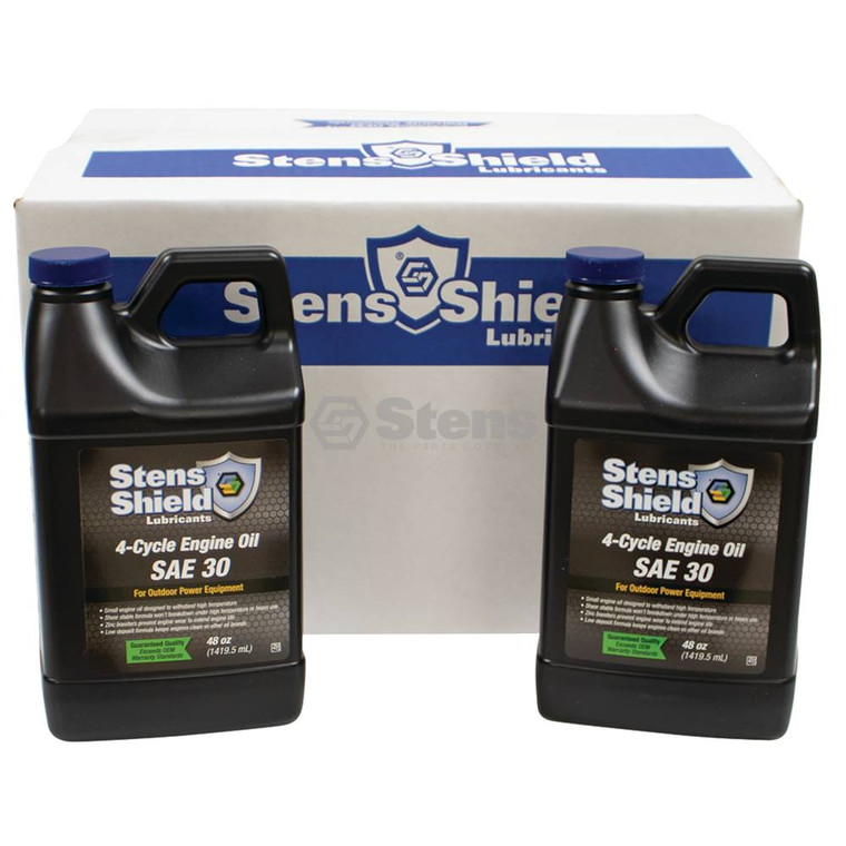 4-Cycle Engine Oil For SAE 30, Eight 48 oz. bottles