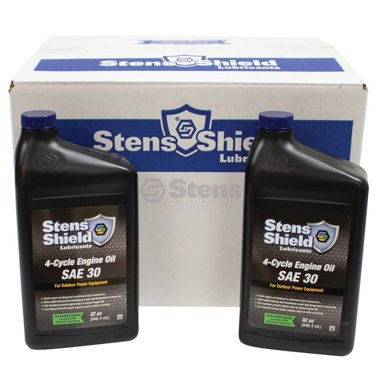 4-Cycle Engine Oil For SAE 30, Twelve 32 oz. bottles