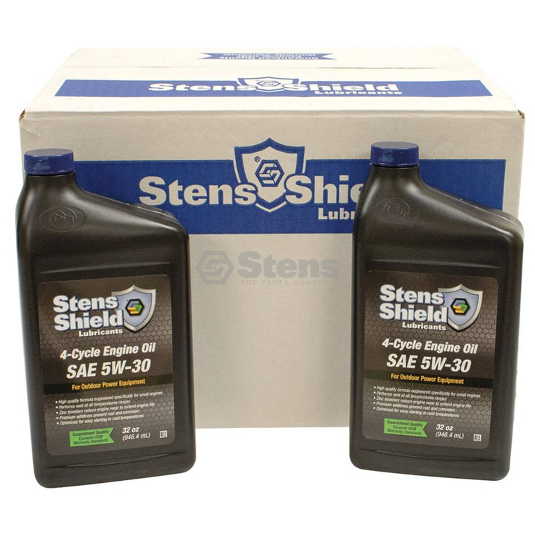 4-Cycle Engine Oil For SAE 5W-30, Twelve 32 oz. bottles