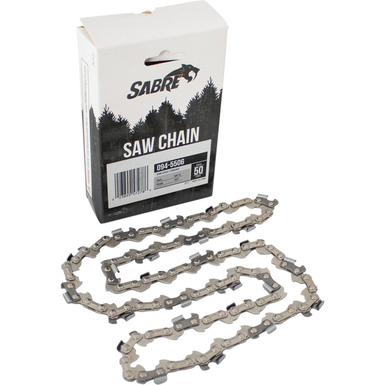 Sabre Chain Pre-Cut Loop 50 DL  3/8" LP, .043", Semi-Chisel Standard    094-5506